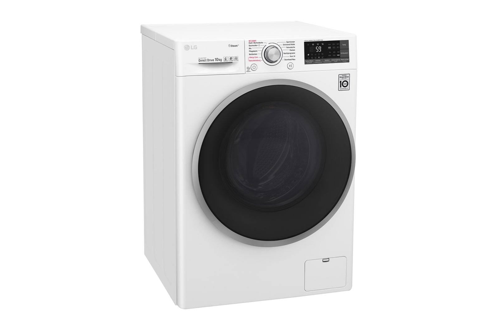 LG Waschmaschine | Serie 7 | 10 kg | Steam™ | TurboWash™ | Smart ThinQ™, F14WM10ATS1