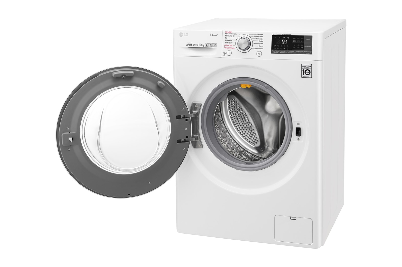 LG Waschmaschine | Serie 7 | 10 kg | Steam™ | TurboWash™ | Smart ThinQ™, F14WM10ATS1