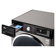 LG Waschmaschine | Serie 9 | 10 kg | TrueSteam™ | TurboWash™ | SmartThinQ™ | Edelstahl-Optik, F14WM10TT6