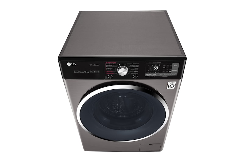 LG Waschmaschine | Serie 9 | 10 kg | TrueSteam™ | TurboWash™ | SmartThinQ™ | Edelstahl-Optik, F14WM10TT6