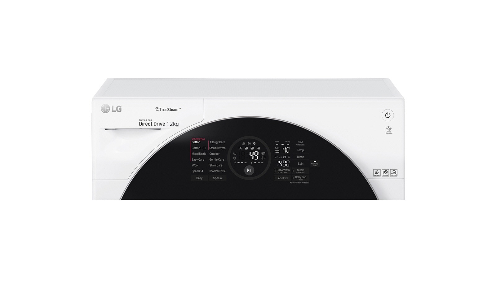 LG Waschmaschine | Serie X | 12 kg | TrueSteam™ | TurboWash™ | SmartThinQ™, F14WM12GT
