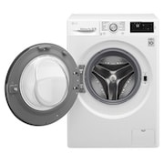 LG Waschmaschine | Serie 3 | 7 kg | Weiß & silber Ring, F14WM7KN1