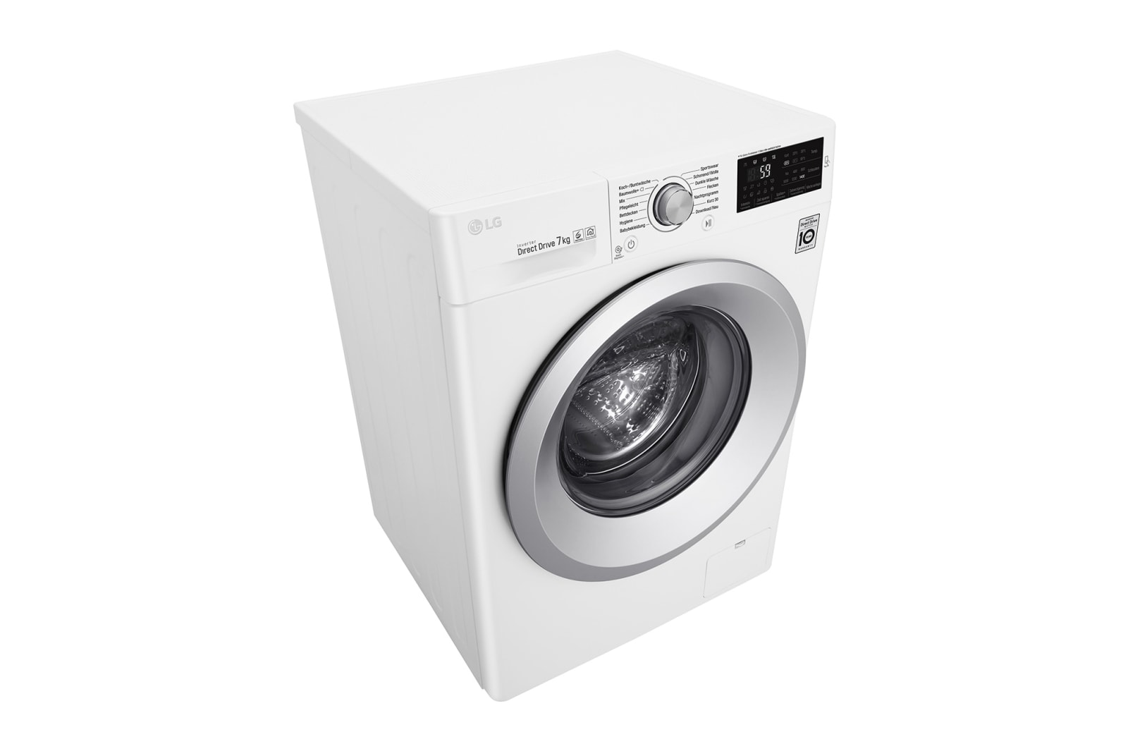 LG Waschmaschine | Serie 3 | 7 kg | Weiß & silber Ring, F14WM7KN1