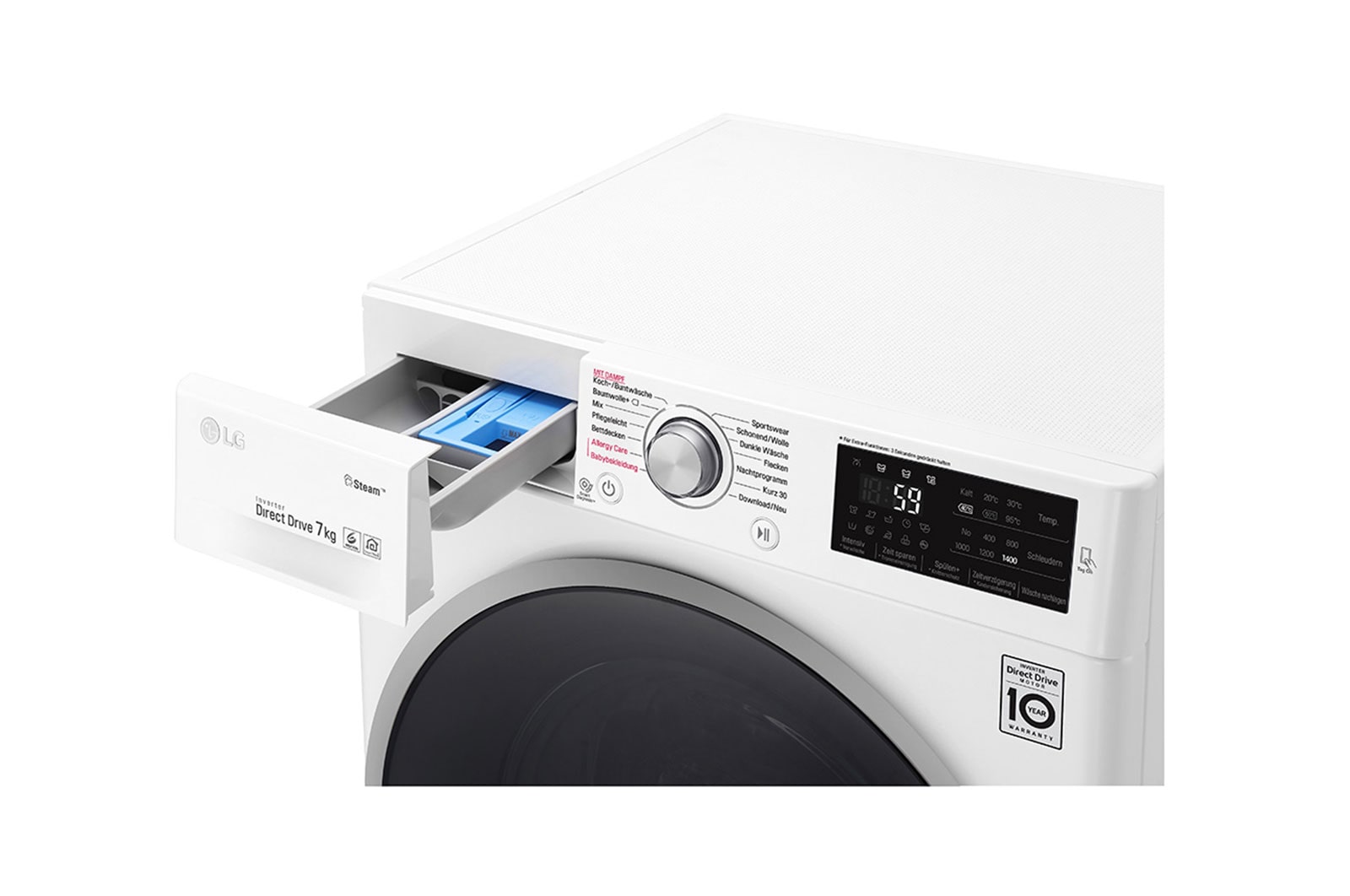 LG Waschmaschine | Serie 7 | 7 kg, F14WM7TS1