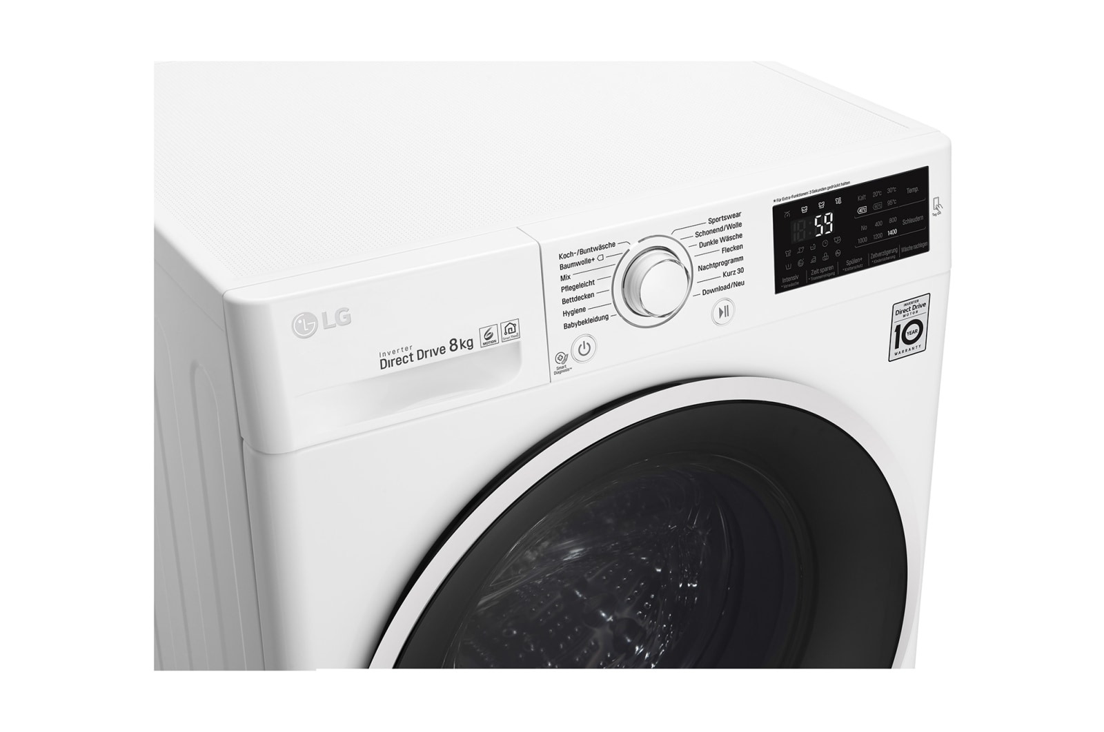 LG Waschmaschine | Serie 5 | 8 kg | Weiß, F14WM8EN0