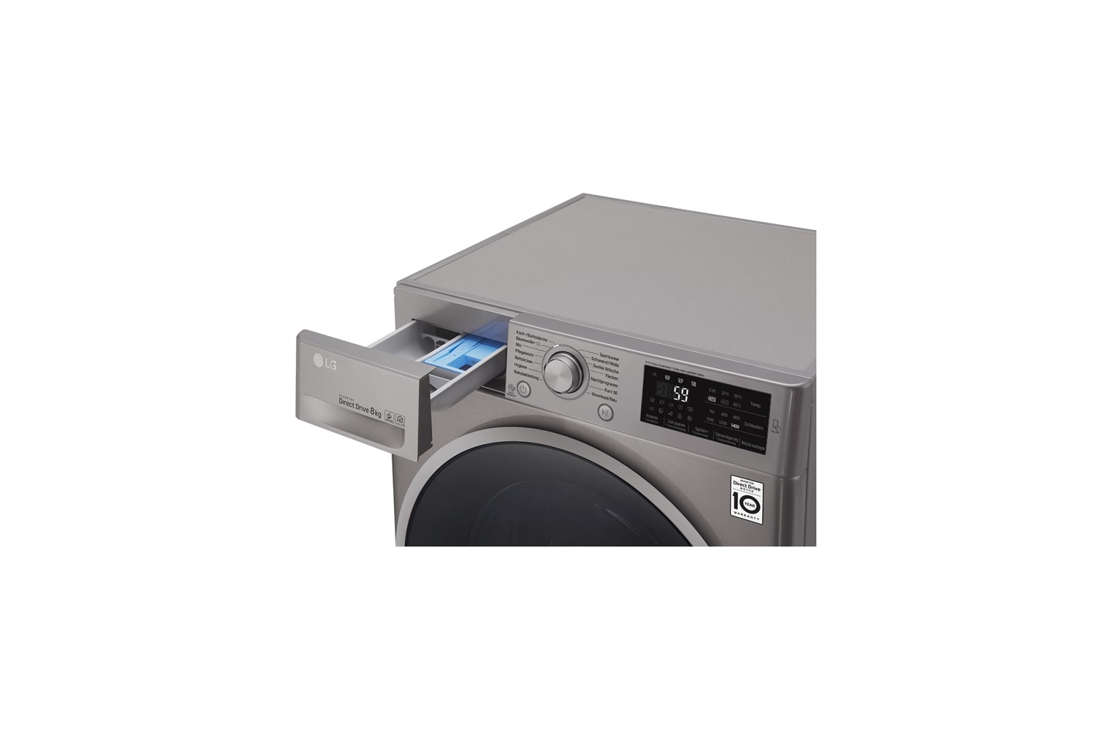 LG Waschmaschine | Serie 5 | 8 kg | Stone Silver, F14WM8TN4