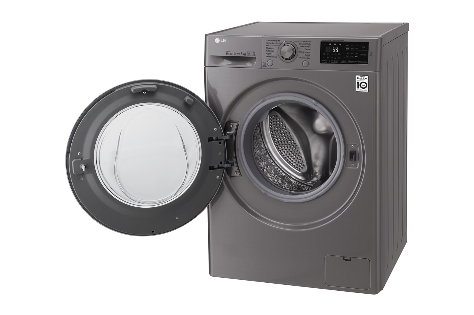 LG Waschmaschine | Serie 5 | 8 kg | Stone Silver, F14WM8TN4