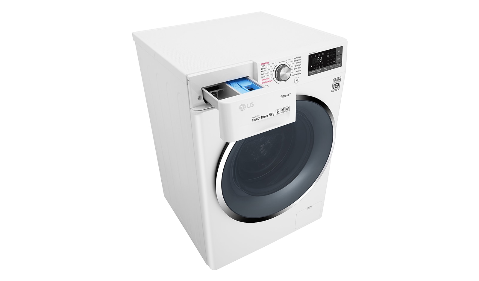 LG Waschmaschine | Serie 7 | 8 kg | Steam™ | TurboWash™ | Smart ThinQ™, F14WM8TS2