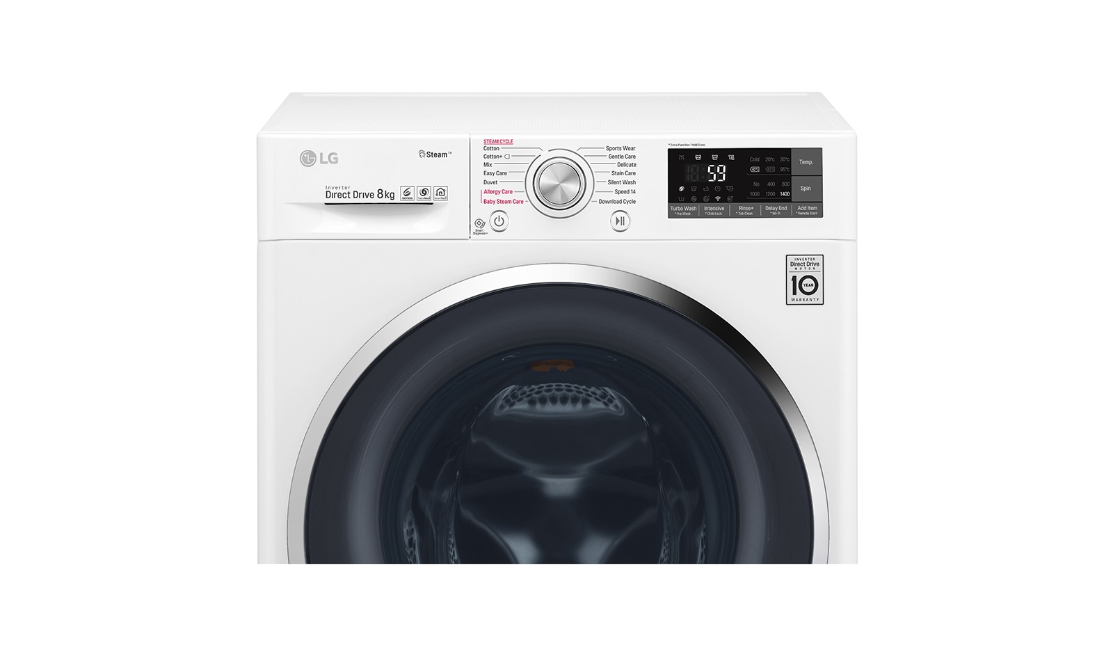 LG Waschmaschine | Serie 7 | 8 kg | Steam™ | TurboWash™ | Smart ThinQ™, F14WM8TS2