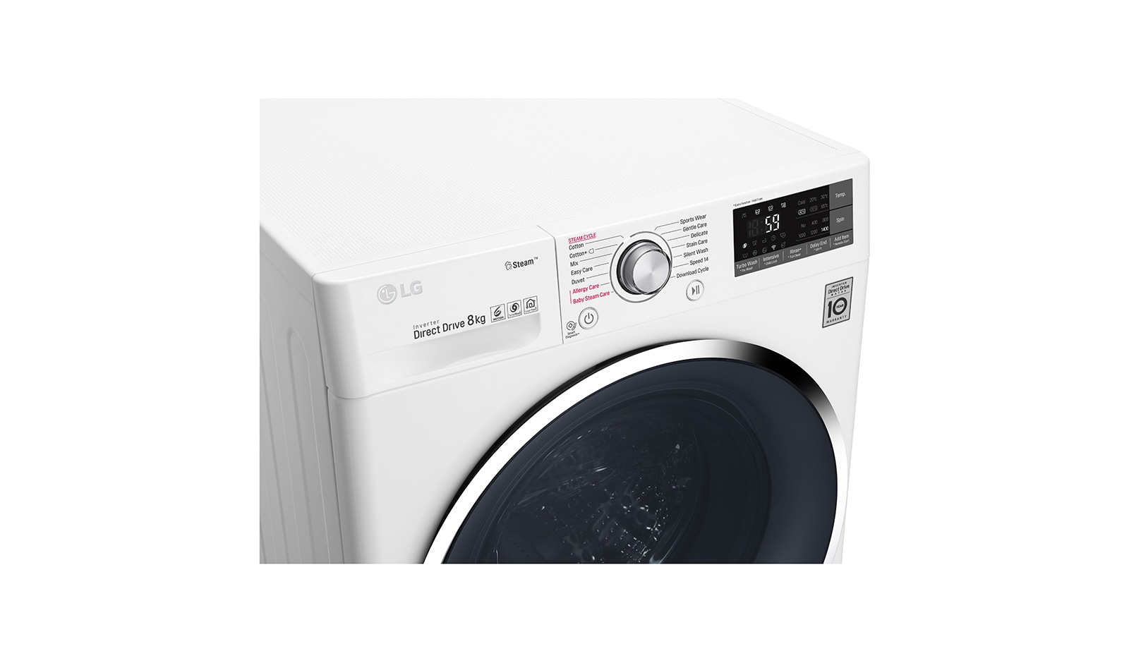 LG Waschmaschine | Serie 7 | 8 kg | Steam™ | TurboWash™ | Smart ThinQ™, F14WM8TS2