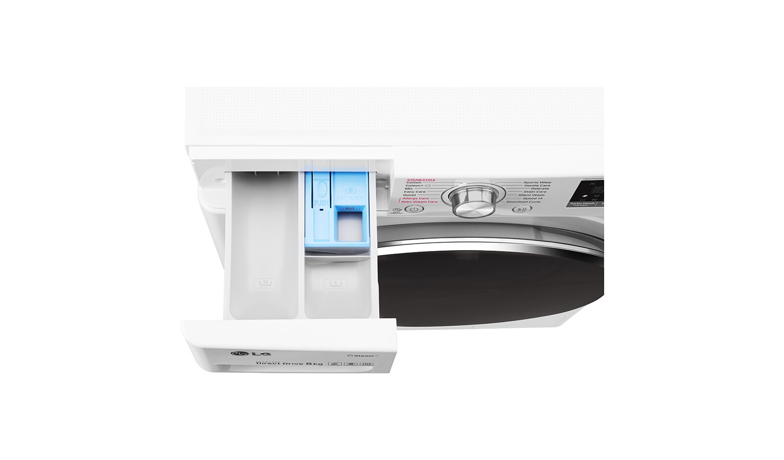 LG Waschmaschine | Serie 7 | 8 kg | Steam™ | TurboWash™ | Smart ThinQ™, F14WM8TS2
