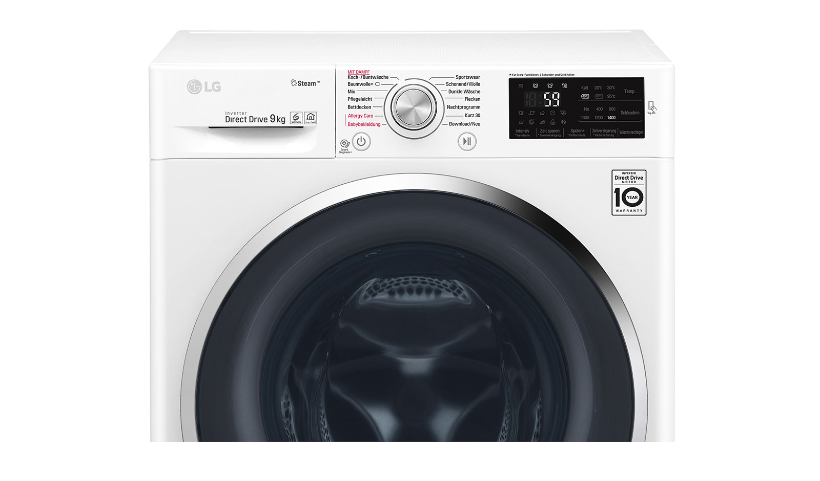 LG Waschmaschine | 9 kg | Steam™, F14WM9KG