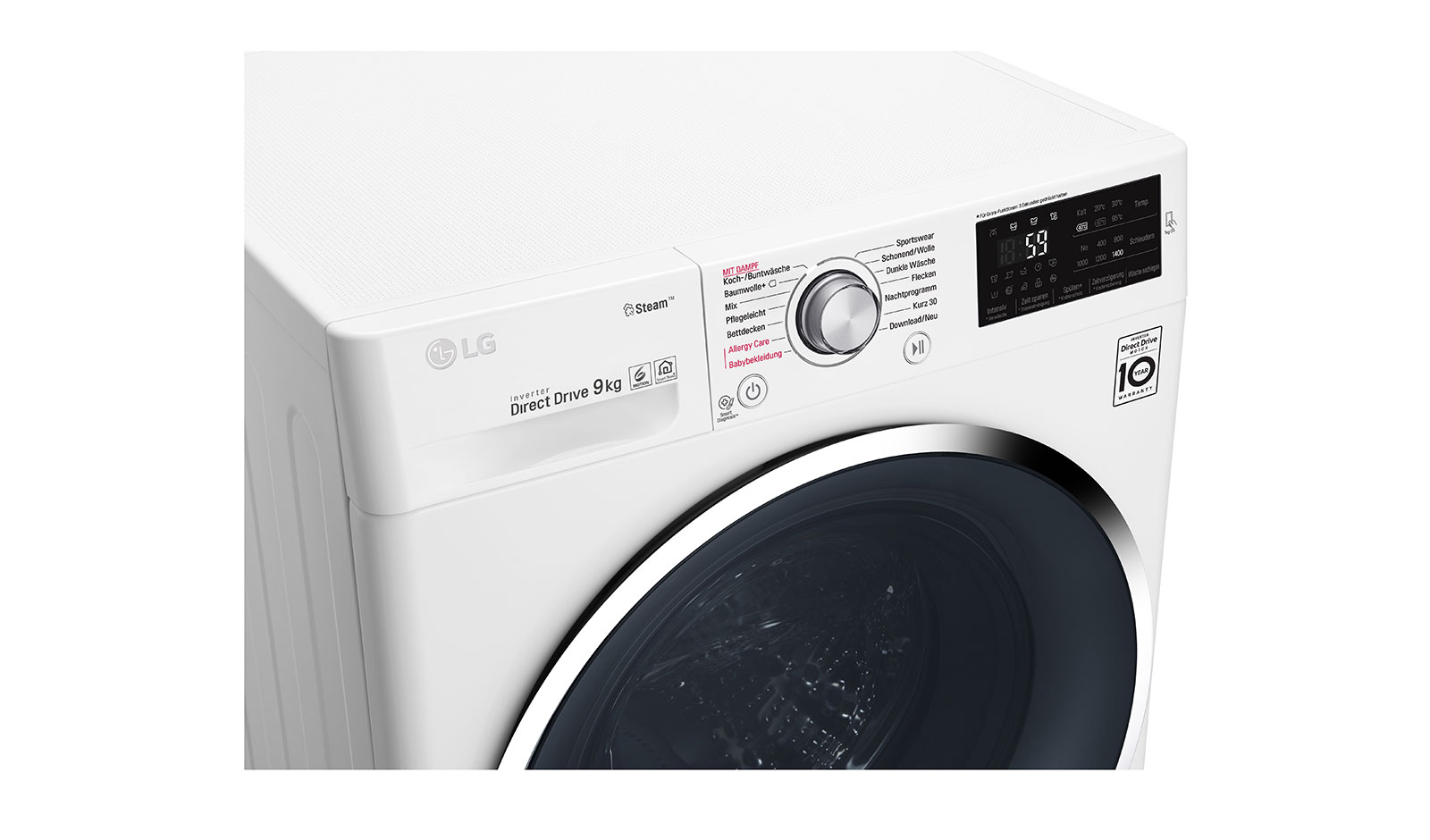 LG Waschmaschine | 9 kg | Steam™, F14WM9KG