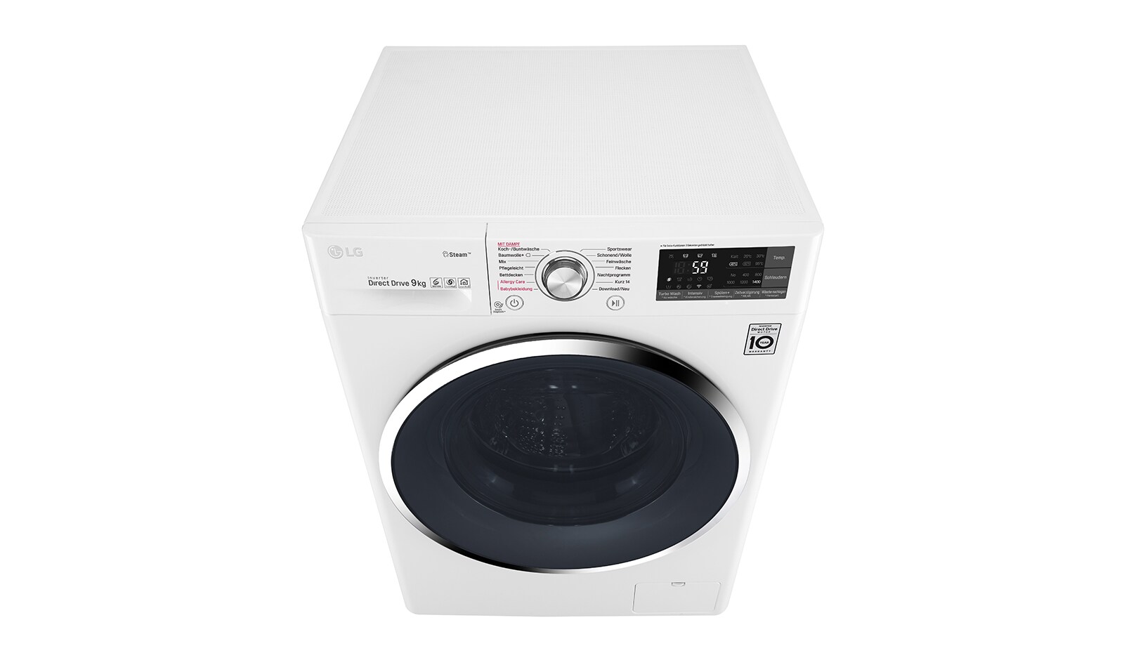 LG Waschmaschine | Serie 7 | 9 kg | Steam™ | TurboWash™ | Smart ThinQ™, F14WM9TS2