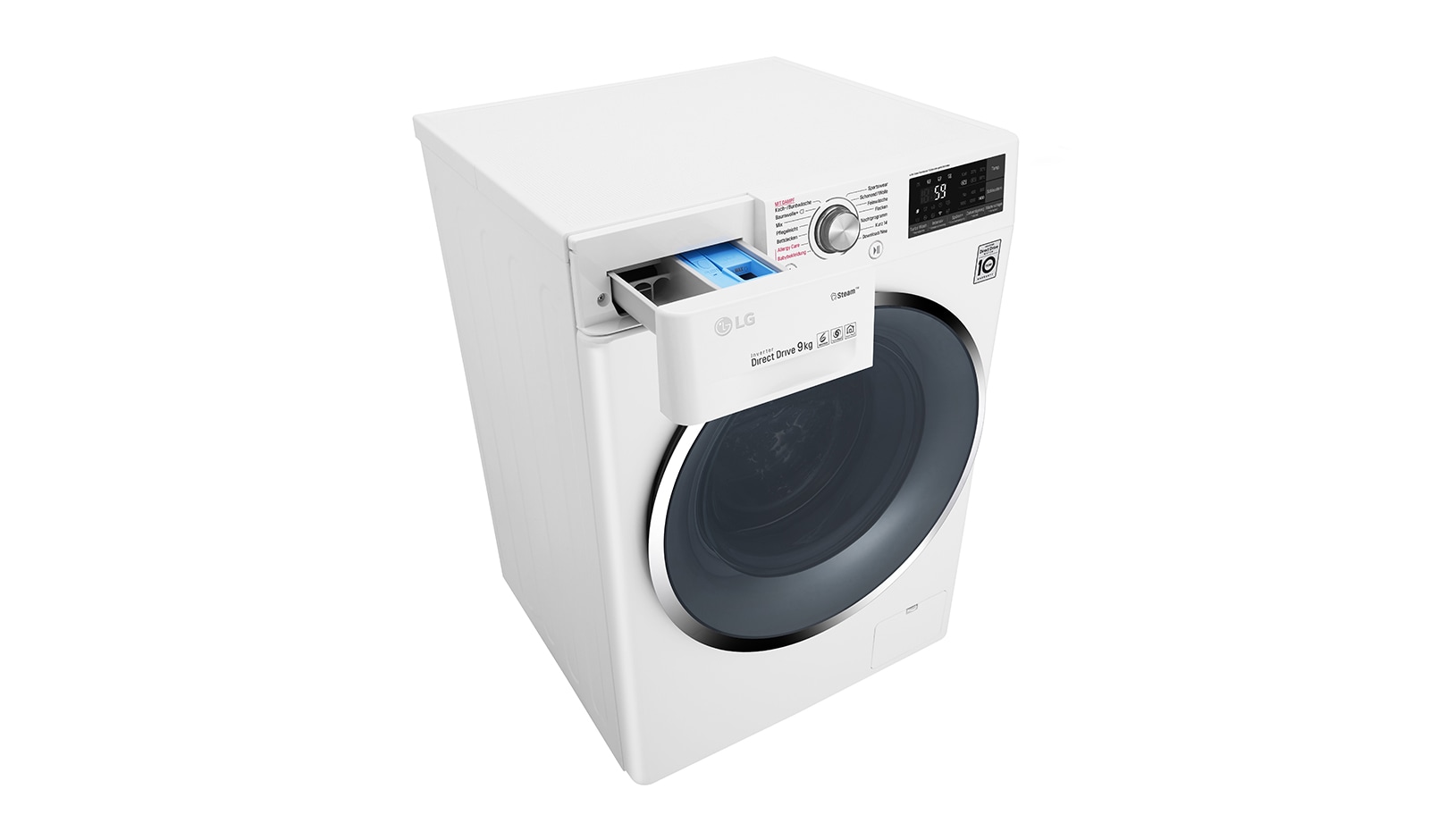 LG Waschmaschine | Serie 7 | 9 kg | Steam™ | TurboWash™ | Smart ThinQ™, F14WM9TS2