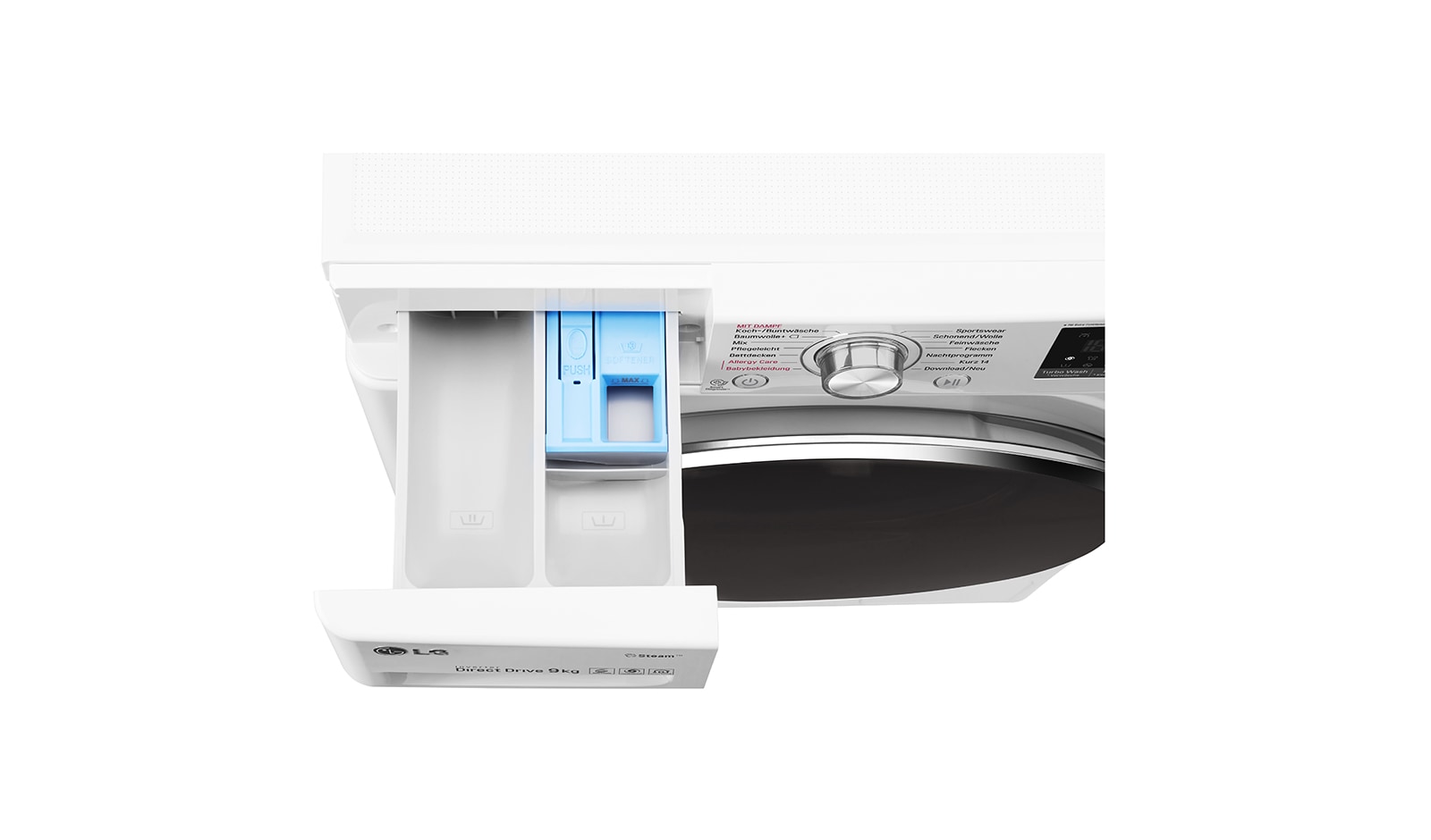 LG Waschmaschine | Serie 7 | 9 kg | Steam™ | TurboWash™ | Smart ThinQ™, F14WM9TS2