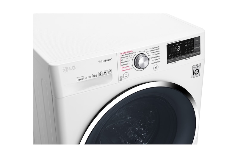 LG Waschmaschine | Serie 9 | 9 kg | TrueSteam™ | TurboWash™ | SmartThinQ™, F14WM9TT2