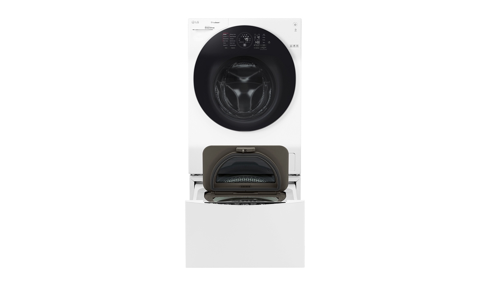 LG Waschmaschine | TWINWash™ Serie | 10 kg + 2 kg | TrueSteam™ | TurboWash™ | SmartThinQ™, F4WM10TWIN