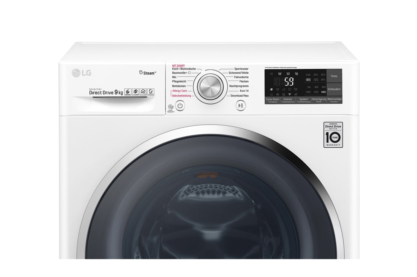LG Waschmaschine | TWINWash™ Serie 7 | 9 kg | Steam™ | TurboWash™ | SmartThinQ™, FTW9ATS2