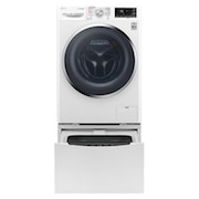 Vorderseite von TWINWash™ Waschtrockner | 10,5 kg + 2 kg Waschen | 7 kg Trocknen | TrueSteam™ | Inverter DirectDrive™ | SmartThinQ™ FTWD107TH2