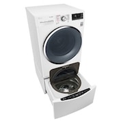 LG TWINWash™ Waschtrockner | 10,5 kg + 2 kg Waschen | 7 kg Trocknen | TrueSteam™ | Inverter DirectDrive™ | SmartThinQ™, FTWD107TH2