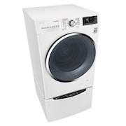 LG TWINWash™ Waschtrockner | 10,5 kg + 2 kg Waschen | 7 kg Trocknen | TrueSteam™ | Inverter DirectDrive™ | SmartThinQ™, FTWD107TH2