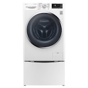 LG TWINWash™ Waschtrockner | 10,5 kg + 2 kg Waschen | 7 kg Trocknen | TrueSteam™ | Inverter DirectDrive™ | SmartThinQ™, FTWD107TH2