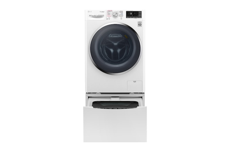 Vorderseite von TWINWash™ Waschtrockner | 10,5 kg + 2 kg Waschen | 7 kg Trocknen | TrueSteam™ | Inverter DirectDrive™ | SmartThinQ™ FTWD107TH2