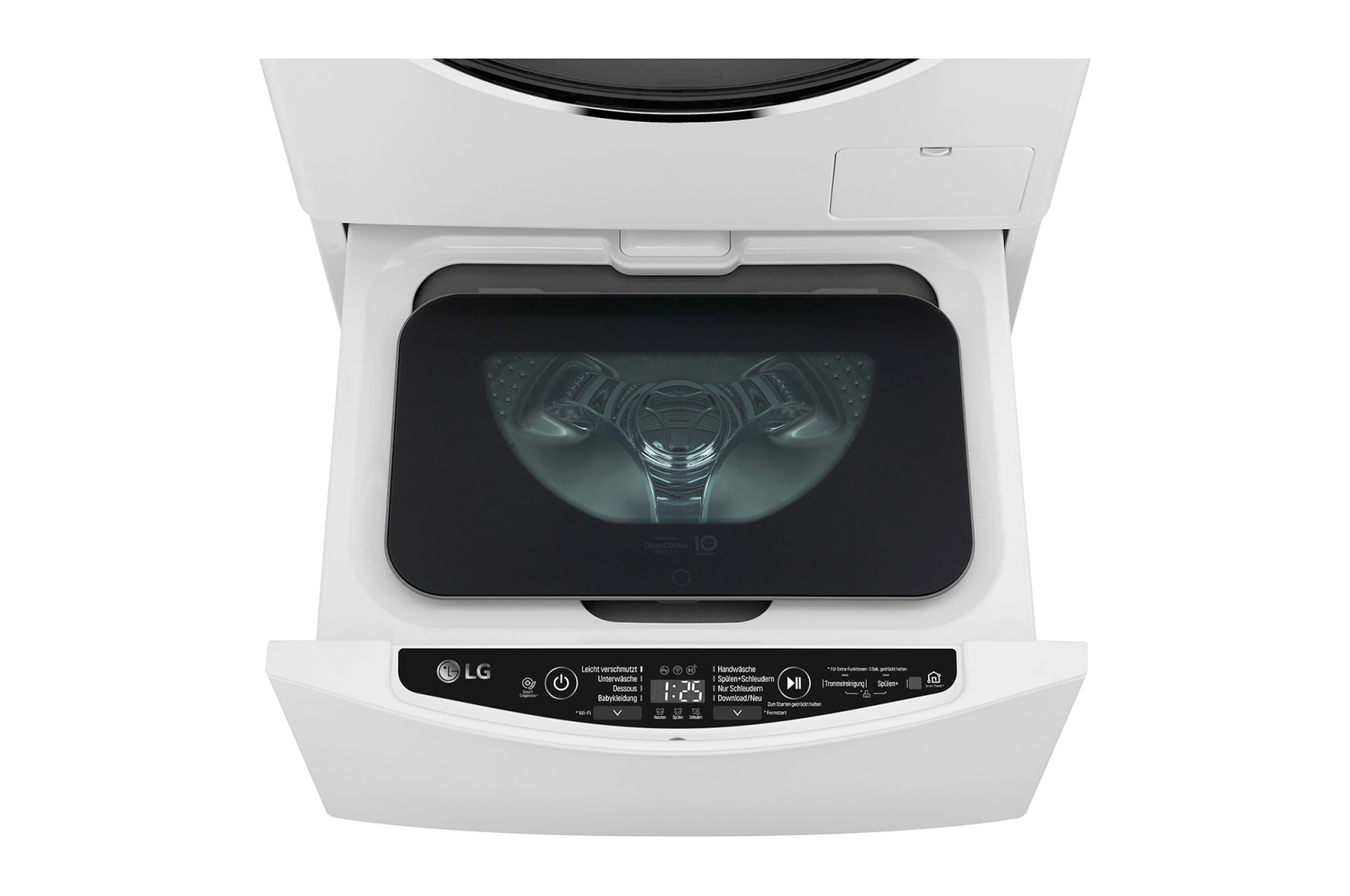 LG TWINWash™ Waschtrockner | 10,5 kg + 2 kg Waschen | 7 kg Trocknen | TrueSteam™ | Inverter DirectDrive™ | SmartThinQ™, FTWD107TH2
