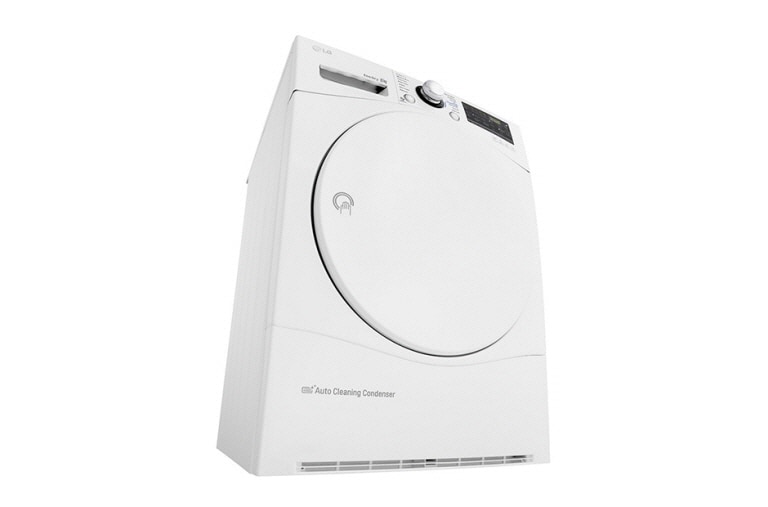 LG Trockner mit Wärmepumpen Technologie | Energieeffizienzklasse* A++ | selbstreinigenden Kondensator für gleichbleibend niedrigen Energieverbrauch. Bis zu 8 kg Fassungsvermögen., RC8055AH1Z