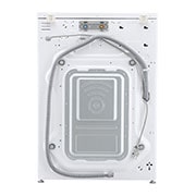 LG Waschmaschine mit 15 kg Kapazität | Energieeffizienzklasse E | 1.100 U./Min. | TurboWash® | Wi-Fi –Funktion | Aqua-Control, F11WM15TS2