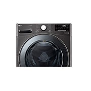 LG Waschmaschine Black Steel (17 kg, 1.100 U./Min., EEK E) mit Chrom-Bullaugenring | F11WM17TS2B, F11WM17TS2B