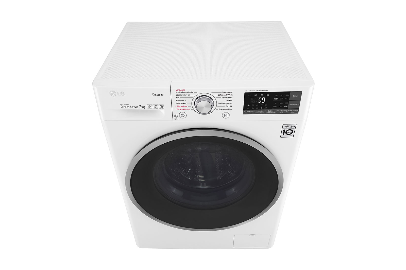 LG Waschmaschine 7KG, Steam, Tag On NFC, SLIM nur 45cm tief , F12WM7SLIM