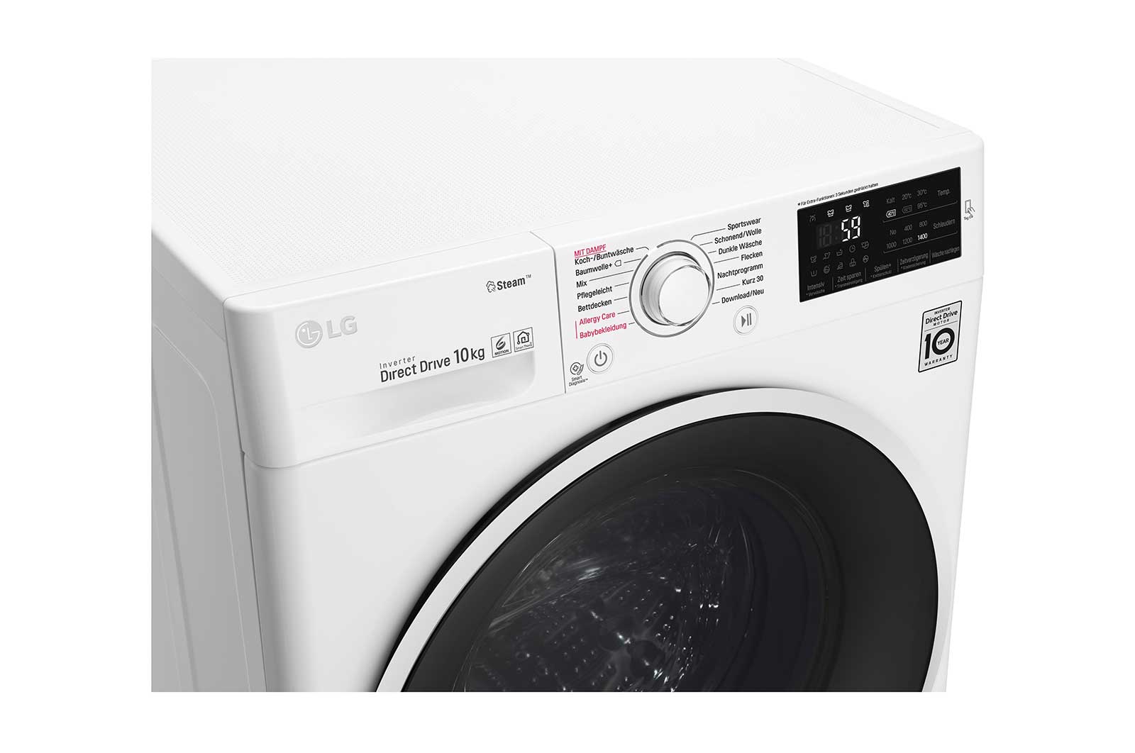 LG Waschmaschine | 10 kg | Steam™, F14WM10ES0