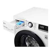 LG Waschmaschine | 7 kg | Energieeffizienzklasse D | 1.400 U./Min. | AI DD® | Steam | Wäsche nachlegen | Neue Wohlfühl-Trommel, F14WM7EN0E