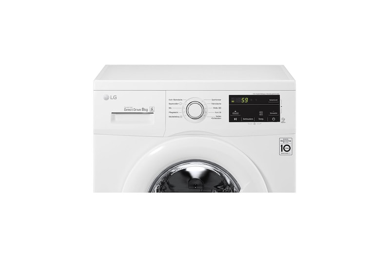 LG Waschmaschine | 8 kg | A+++ | 6 Motion DirectDrive™ | Smart Diagnosis™, F14WM8KG