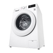 LG Waschmaschine mit 8 kg Kapazität | Energieeffizienzklasse B | Weiß mit weißem Bullaugenring | 1.400 U./Min. | F14WM8LN0B, F14WM8LN0B