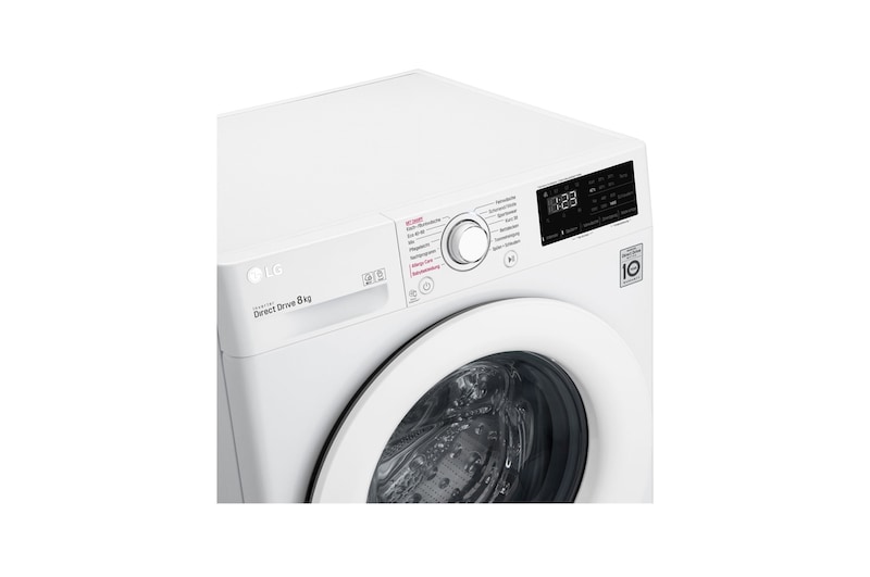 LG Waschmaschine | 8 kg | Energieeffizienzklasse D | AI DirectDrive® | Steam, F14WM8LN0E