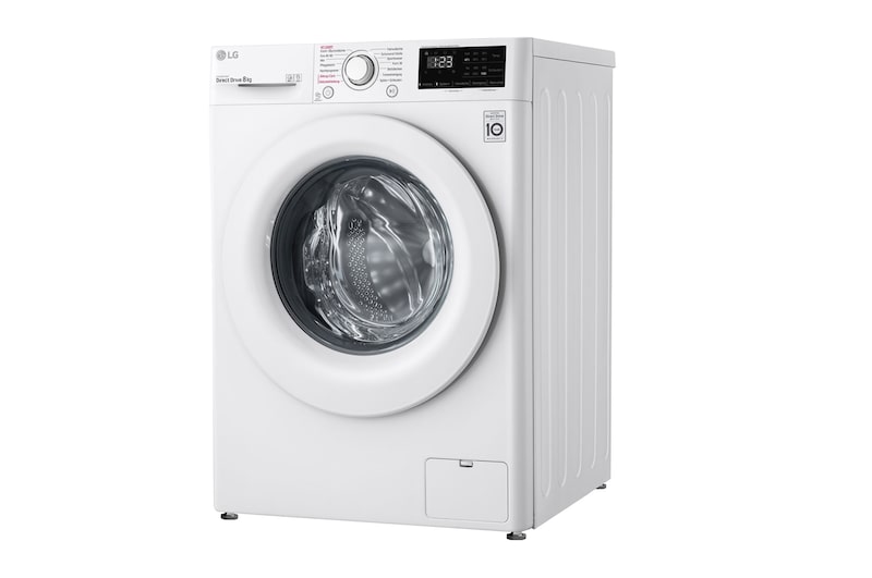 LG Waschmaschine | 8 kg | Energieeffizienzklasse D | AI DirectDrive® | Steam, F14WM8LN0E