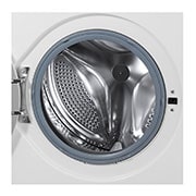 LG Waschmaschine mit 7 kg Kapazität | Energieeffizienzklasse D | 1.400 U./Min. | Weiß mit Kunststofffenstern Bullaugenring | F14WM8MC0E, F14WM8MC0E