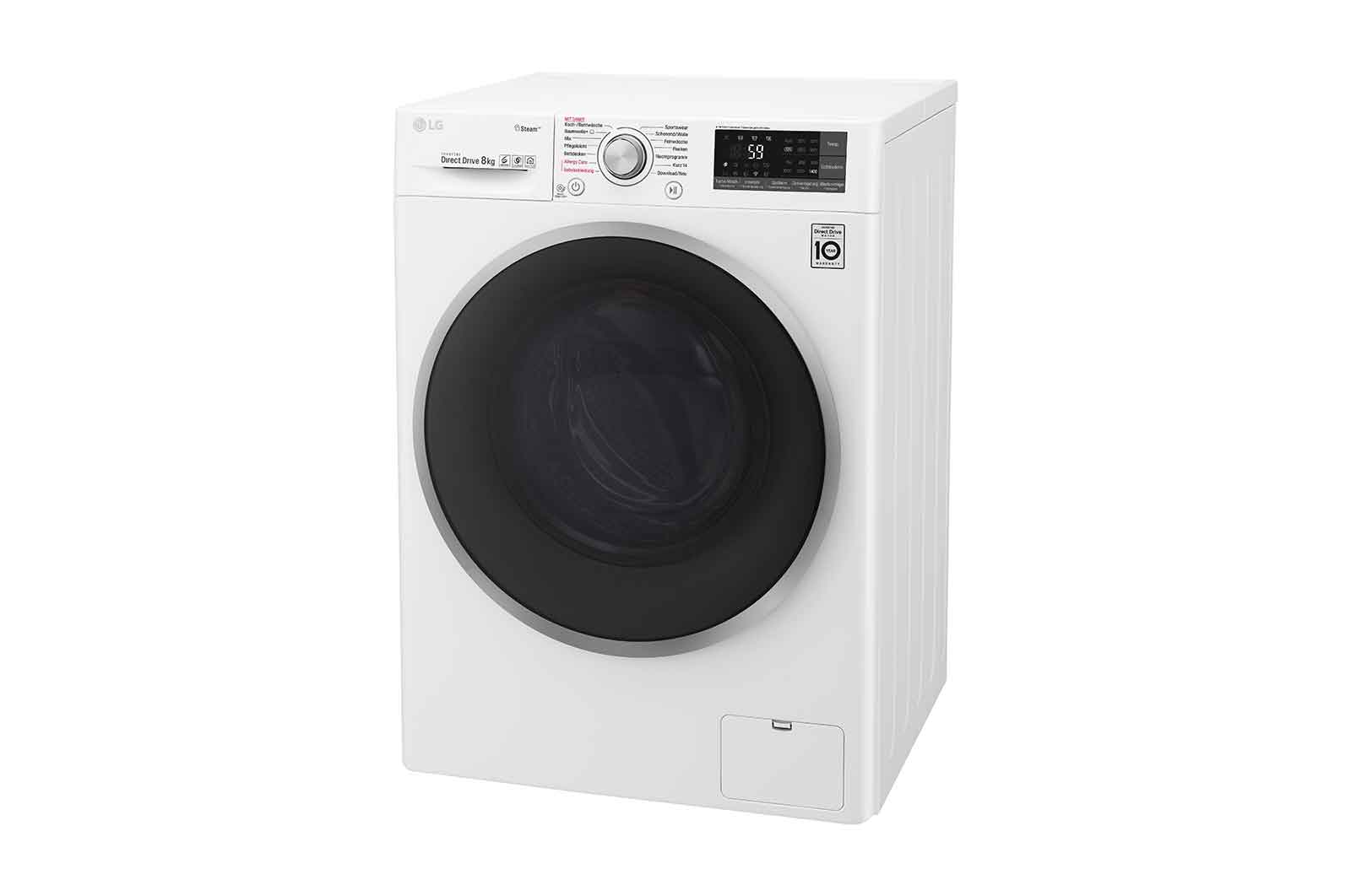 LG Waschmaschine 8kg, Smart ThinQ™, Aqua Lock™ , F14WM8SMART