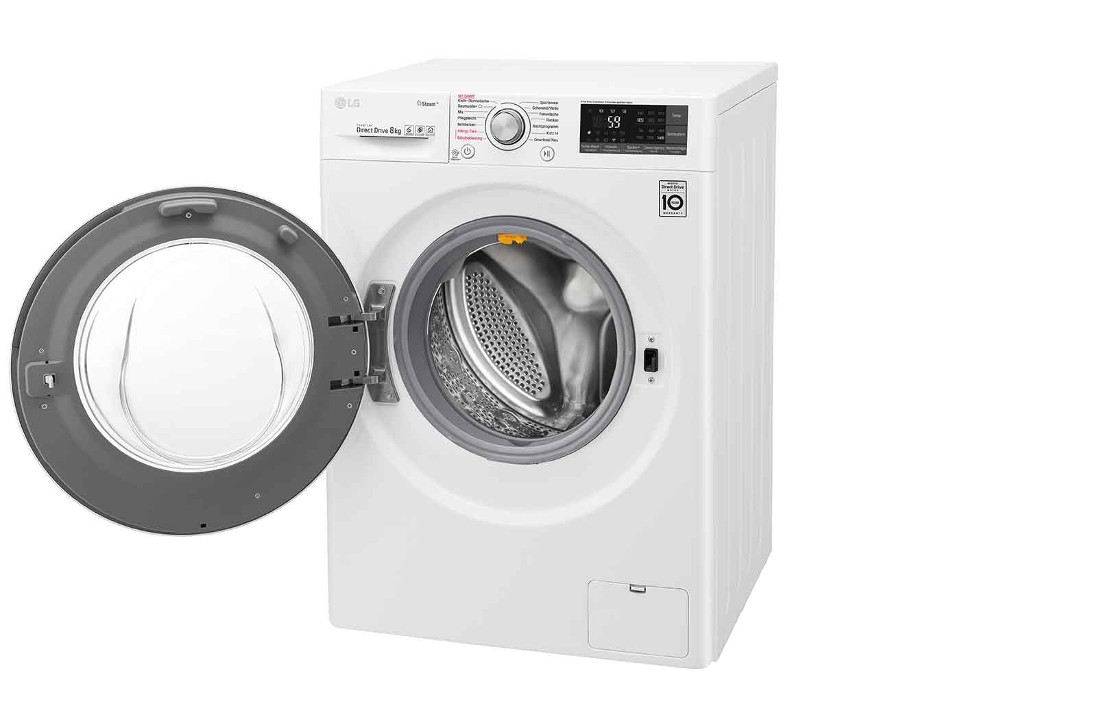 LG Waschmaschine 8kg, Smart ThinQ™, Aqua Lock™ , F14WM8SMART