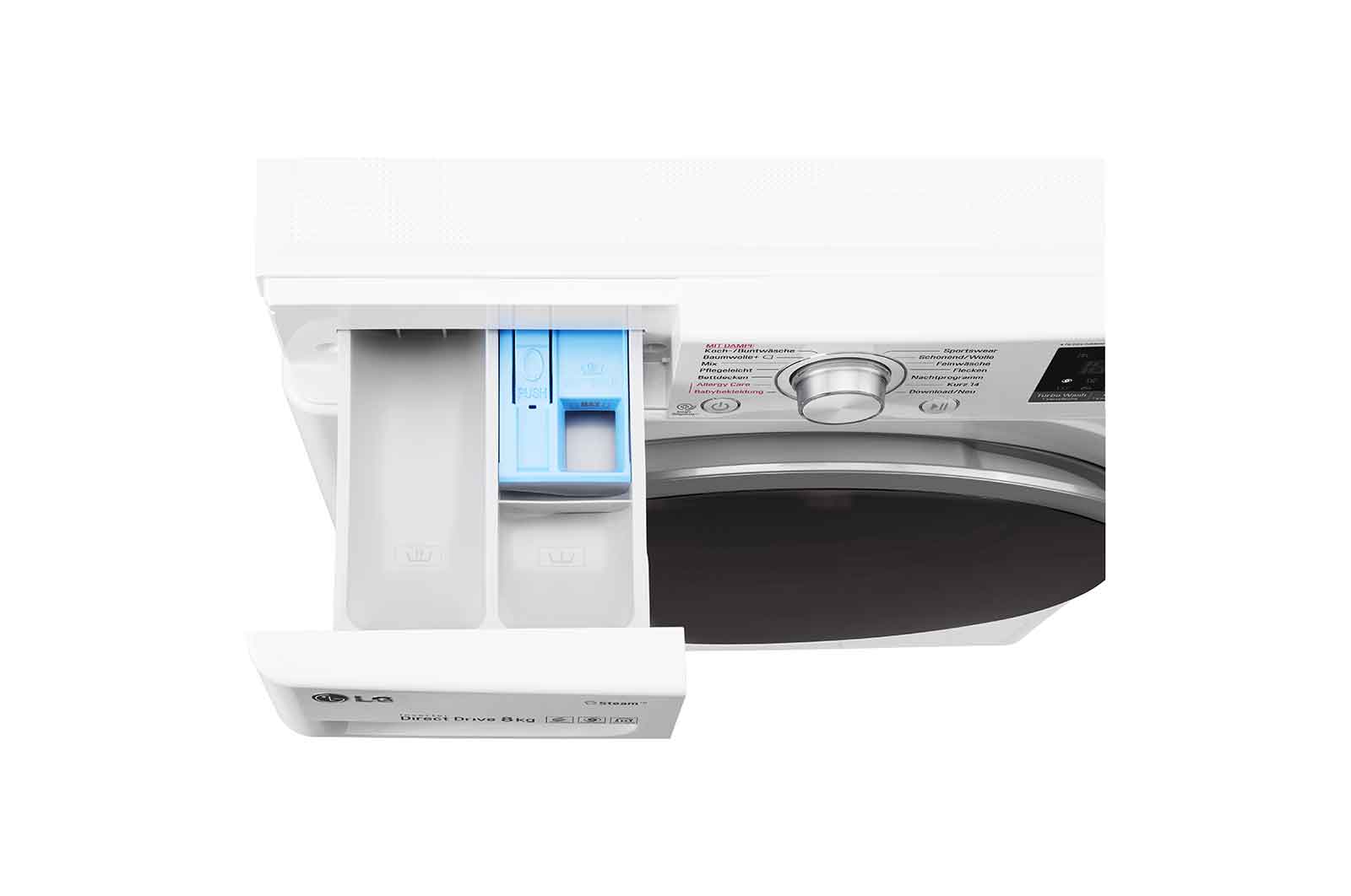LG Waschmaschine 8kg, Smart ThinQ™, Aqua Lock™ , F14WM8SMART