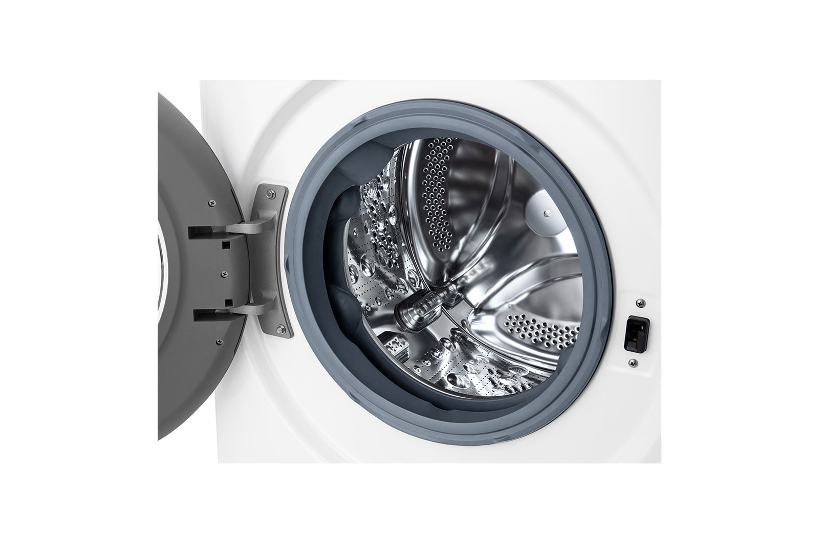 LG Waschmaschine mit 7 kg Kapazität | Energieeffizienzklasse D | 1.200 U./Min. | Weiß mit weißem Bullaugenring | SLIM FIT | F2V3SLIM7  , F2V3SLIM7