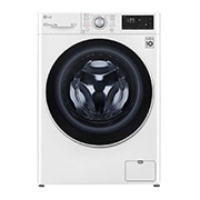 LG Waschmaschine mit 7 kg Kapazität | Energieeffizienzklasse D | 1.200 U./Min. | Weiß mit weißem Bullaugenring | SLIM FIT | F2V3SLIM7  , F2V3SLIM7