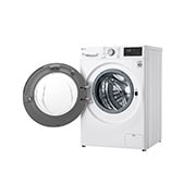LG Waschmaschine mit 7 kg Kapazität | Energieeffizienzklasse D | 1.200 U./Min. | Weiß mit weißem Bullaugenring | SLIM FIT | F2V3SLIM7  , F2V3SLIM7