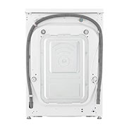 LG Waschmaschine mit 7 kg Kapazität | Energieeffizienzklasse D | 1.200 U./Min. | Weiß mit weißem Bullaugenring | SLIM FIT | F2V3SLIM7  , F2V3SLIM7