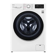 LG Waschmaschine mit 8.5 kg Kapazität | Energieeffizienzklasse C | 1.200 U./Min. | Weiß mit weißem Bullaugenring | F2V3SLIM8C , F2V3SLIM8C