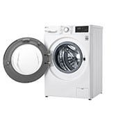 LG Waschmaschine mit 8.5 kg Kapazität | Energieeffizienzklasse C | 1.200 U./Min. | Weiß mit weißem Bullaugenring | F2V3SLIM8C , F2V3SLIM8C