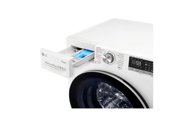 LG SLIM Waschmaschine | 8,5kg | AI Direct Drive™ | Steam+™ | TurboWash™, F2V7SLIM8